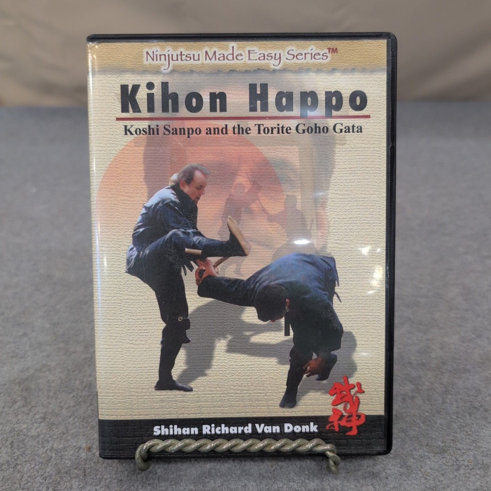 Ninjutsu Made Easy Kihon Happo Koshi Sanpo Torite Goho Gata Richard Van Donk DVD - Picture 1 of 2